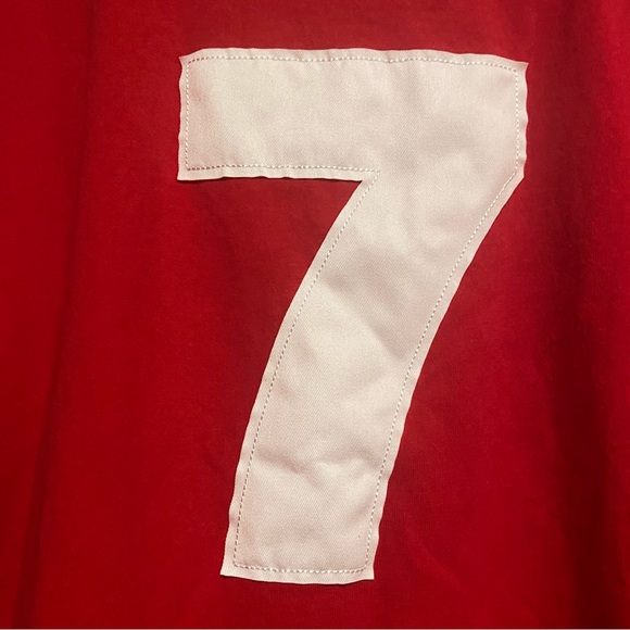 Vintage Mens Medium Red Arsenal Football Club Soccer Teeshirt - Picture 7 of 9